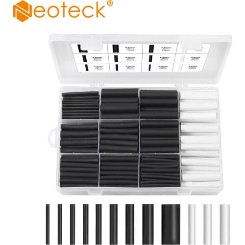 Neoteck 333pcs Heat Shrink Tubing Sleeving Wrap Wire Car Electrical Cable Tube kits Heat Shrink Tubing
