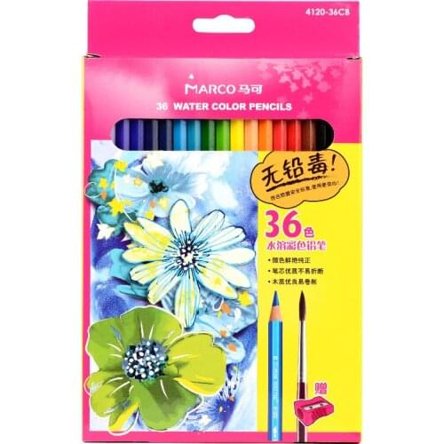 Writing Office Childrens Art 12 24 36 Color Water Soluble Color Pencil Cute School Supplies Drawing Pencil Set