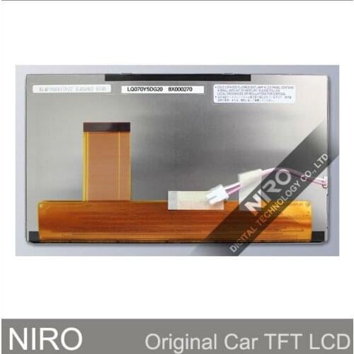 Niro DHL/EMS Shipping New Original Car Navigation Display Screen by LQ070Y5DG20 LCD Display For Mondeo (2011)