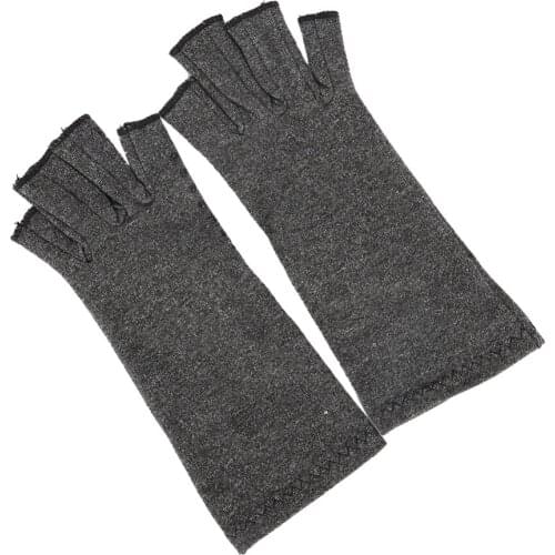 1Pairs Particles Compression Therapy Gloves Rehabilitation Training Gloves Anti Arthritis Rheumatoid Hand Pain Relief Gloves