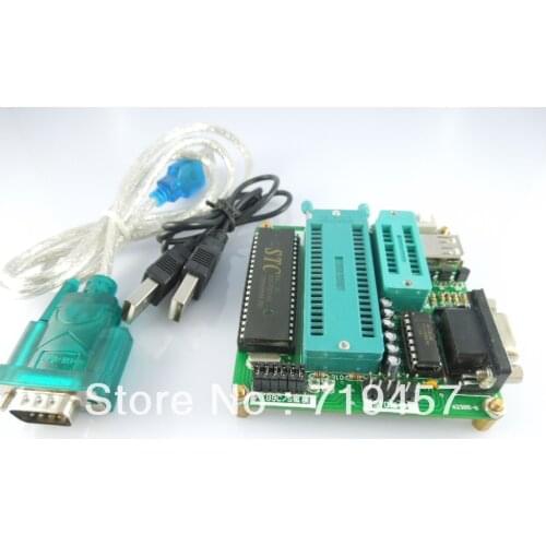 FREE SHIPPING Usb mouth 51 microcontroller programmer ep51 burner at89 stc series of dual-use