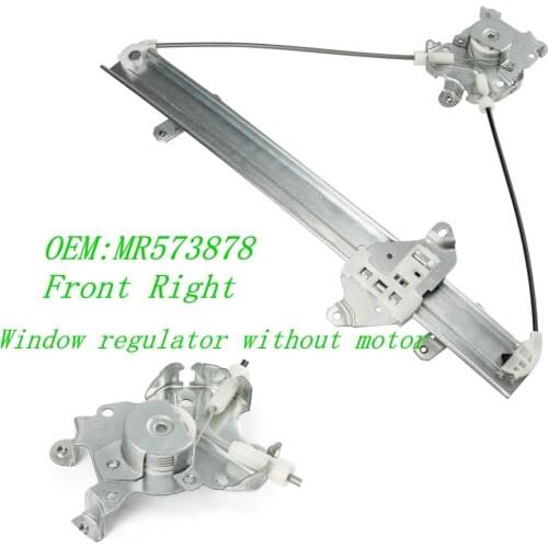 Auto Part Right Window Glass Regulator for Mitsubishi Outlander 2003-2006 Repair Kit MR573878