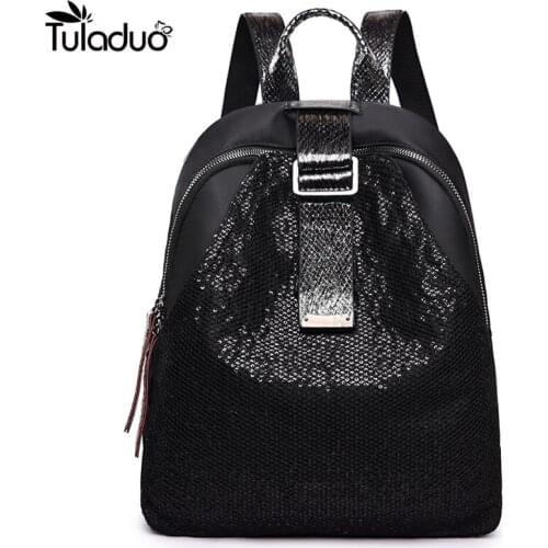 TuLaduo Women's Backpacks With Sequins