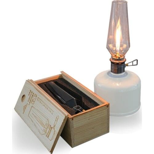 Gas Camping Lantern Camp Equipment Gas Candle Lights Lamp for Ourdoor Tent Hiking Emergencies Camping Supplies