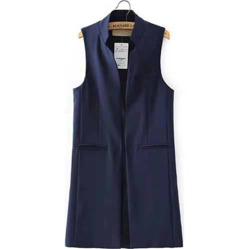 Женские длинные жилеты Wfamh China At AliExpress