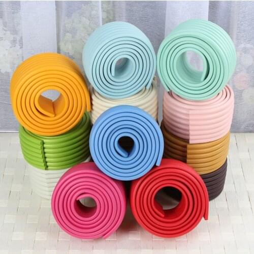 2M Child Protection Table Desk Edge Guard Corners Furniture Protect Foam Corner Cover Bumper Strip Baby Safety Supplies