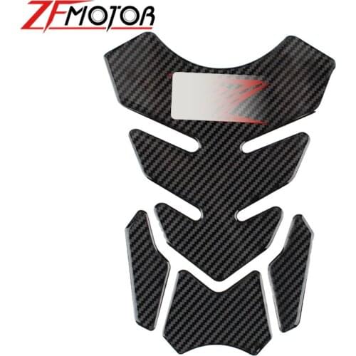 3D Carbon Look Motorcycle Tank Pad Protector Decal Case for Kawasaki Z250 Z300 Z650 Z750 Z800 Z900 Z1000 Z1000SX