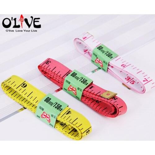1.5 Meter Measuring Tape Mini Soft Tape Measure Sewing Tailor Ruler Centermeter Waist Measurement Sewing Tools Measurer