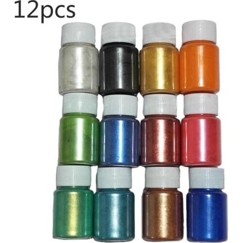 1 Set Pearlescent Mica Powder Epoxy Resin Dye Pearl Pigment DIY Jewelry Crafts