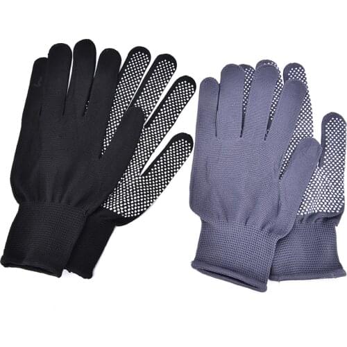 Practical New 1 Pair Good Quality Black Grey Hair Straightener Perm Curling Hairdressing Heat Resistant Finger Glove Light Body
