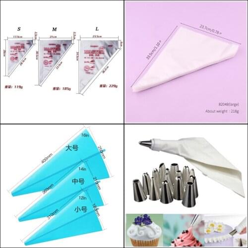 100 pcs/set Disposable Icing Piping Bag Cake Pastry Pastry Tips Tools Cake Decorating Tools Fondant Cake Tools
