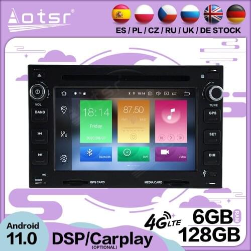 6+128G Carplay Android 11 For VW PASSAT 7 1999-2005 Car Multimedia GPS Screen Video Player Radio Receiver Audio Stereo Head Unit