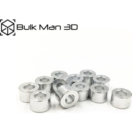 1000pcs/Lot wholesale M5 Aluminum Spacer 3mm/1/8''mm/6mm/1/4''mm/9mm high precision round Aluminum Spacer