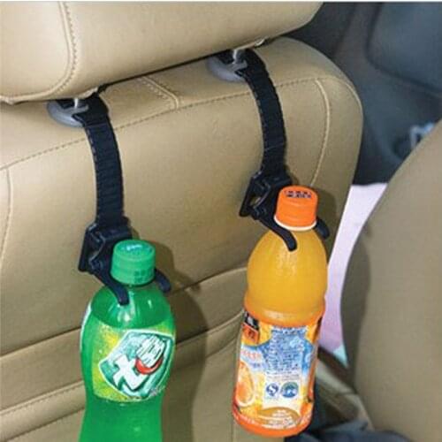 Car Organizer Storage Holder Car Seat Back Hook For Bags Vehicle Hidden Headrest Hanger Clips For Shopping Bag Car Accessories
