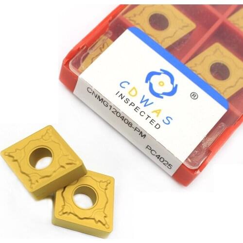 CNMG120412 PM PC4025 External turning tool Carbide insert lathe cutting tool CNC Tools tungsten CNMG120412 for Steel