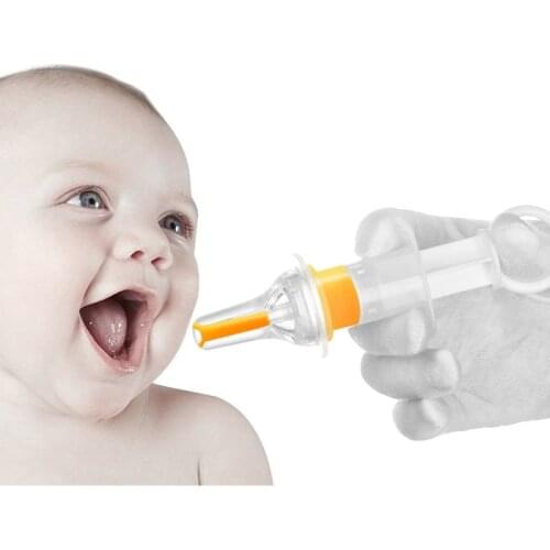 Baby Smart Medicine Dispenser Infant Needle Feeder Squeeze Medicine Syringe Dropper Pacifier Baby Feeding Care Anti-choke
