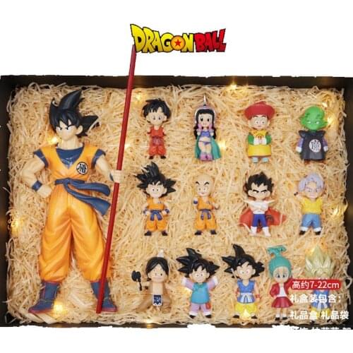 Dragon Ball Son Goku Vegeta IV Son Gohan Piccolo Torankusu Collectible dolls Figure kawaii model toys childrens gifts