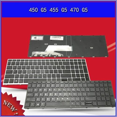 Laptop Keyboard For HP PROBOOK 450 G5 455 G5 470 G5 Notebook Replace Keyboard