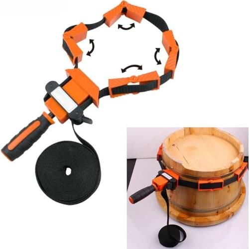 Multifunction Binding Belt Clamp Nylon TPR Handle Polygons Angle Clip 4 Yards With 4M Belts Woodworking Tool