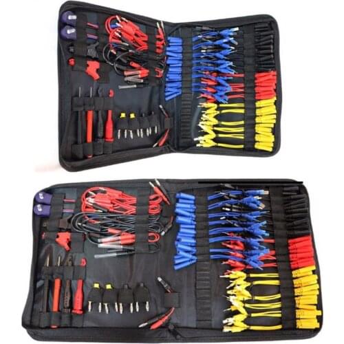 94Pcs MST-08 Multifunction Circuit Test Wiring Accessories Kit Auto Test Leads Wiring Assistance Kit With Selection Bag