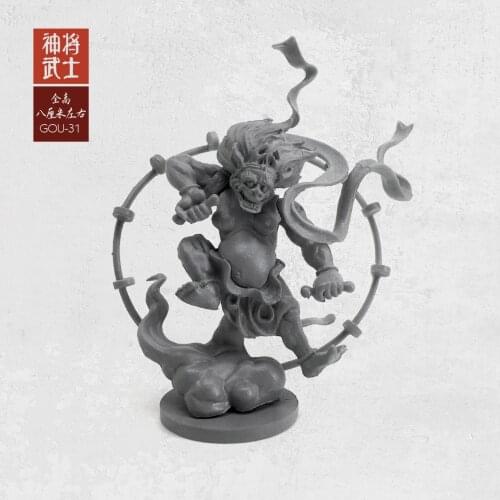 1/35 Figure Kits (50-60mm) Oriental Classical God Samurai Resin Soldier Gou-31