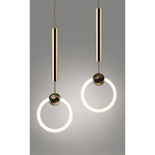 Nordic Bedroom Beside LED Pendent Lamp Simple Moderm Hall way Luxury Dining Room Bar Restaurant Pendent Lights Ins LED Lighting