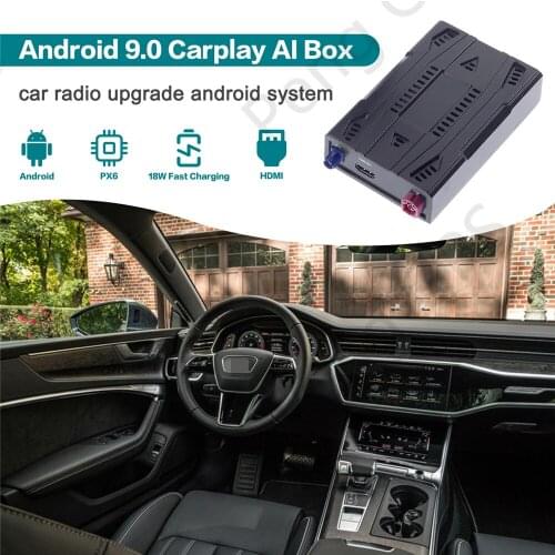 NEW Wireless Apple CarPlay AI Box Android Auto for Audi A6L Universal Car Android Multimedia Player Box Android 9.0 System