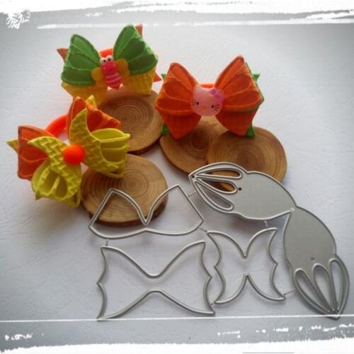 New exquisite 3D bow metal cutting knife mold paper crafts scrapbook card template DIY photo album decoration accessories