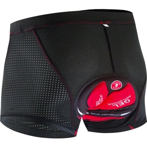 WOSAWE 2020 Upgrade Cycling Shorts Cycling Underwear Pro 5D Gel Pad Shockproof Cycling Underpant Bicycle Shorts Bike Underwear