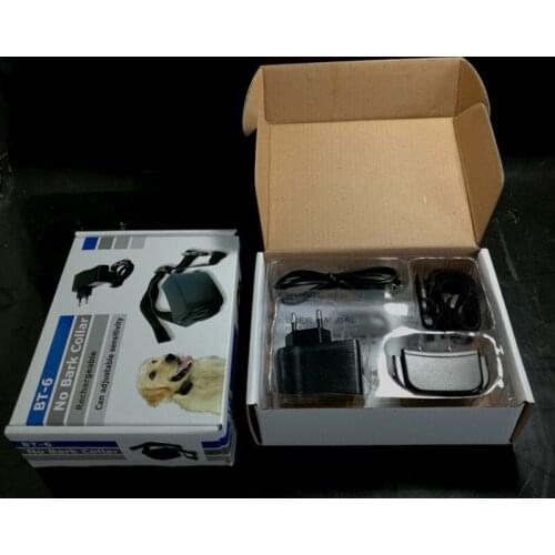 Dog Training Collar Anti-Bark Collar Electric Dog Training Pet Rechargeable Shock Vibration Sound USB Charge Dog Trainer Device