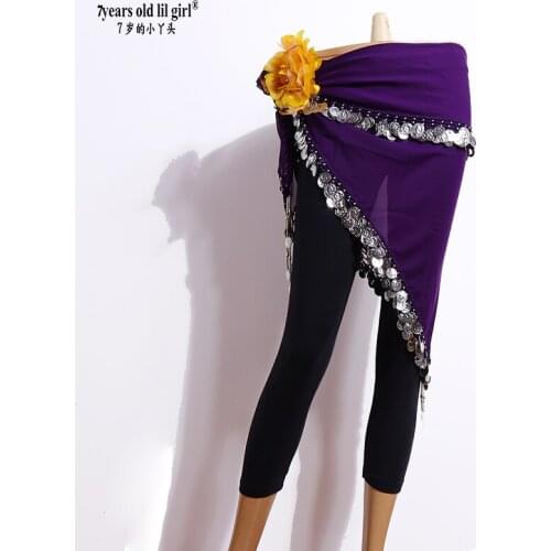 2021Belly Dance Costume Clothes Indian Belt Waist Egypt Triangle Silver Chain Hip Scarf Women BM35