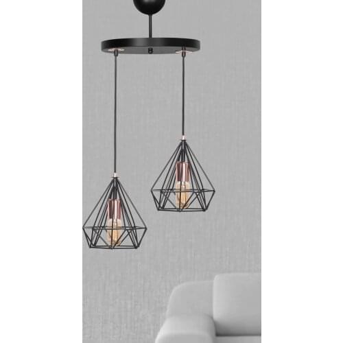 Hmydesign Gift Decorative Accessories Home Living Room Bedroom Office Hol For Modern Designed Prism Pendant Lamp Dual Black Chandelier