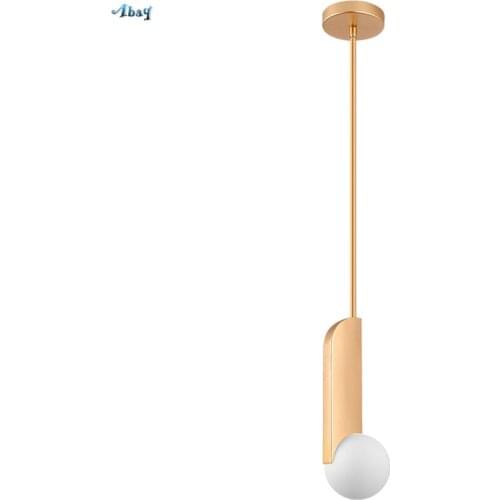 Post Modern Pipe Single Head Pendant Lights LED G9 Restaurant Bedroom Living Room Bar Table Hanging Lamp Dining Room Fixtures