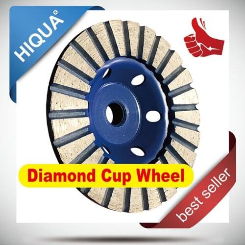 4" Grinding Cup Wheels ,Stone Grinding Wheel, 100XM14 Diamond Turbo Cup Cutting Wheel, Concrete Beton Polishing Wheel