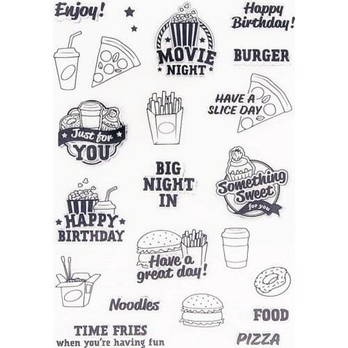 15x21cm Enjoy Life Clear Stamps Transparent Seal Silicone Seal TPR Christmas Wedding Roller Stamps DIY Scrapbook Album Card