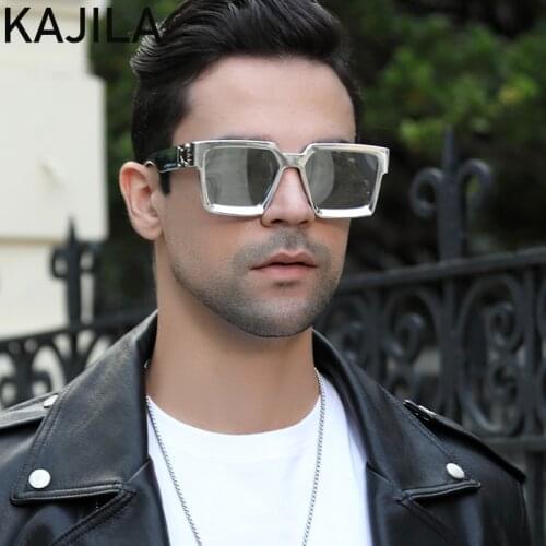 Vintage Oversized Square Sunglasses Women 2020 Luxury Brand Designer Black Thick Frame Sun Glasses For Men Lentes De Sol Hombre