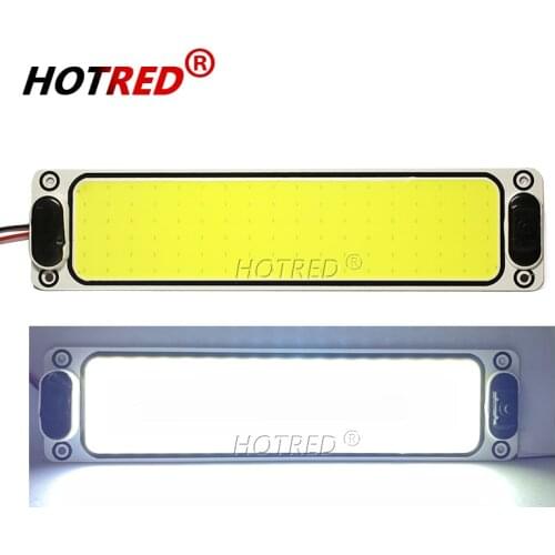 12V 24V Bulb LED COB Strip 10W 20W Diode Truck Lamp for DIY Auto Car 36V Bulbs Reading Lights House Lighting Independent Switch