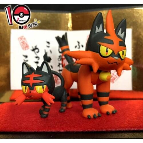 TAKARA TOMY Genuine Pokemon Torracat Joints Movable Action Figure Model Toys