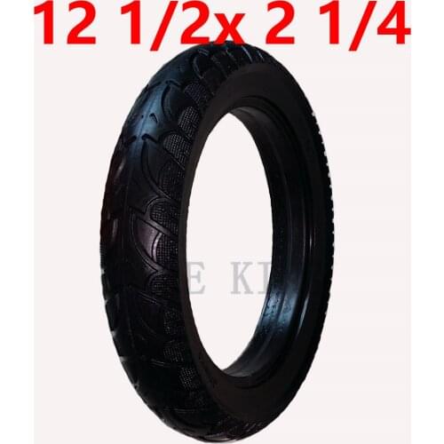 High Quality 12 1/2X2 1/4 Solid Tire 12 1/2*2 1/4 Thickening Tyre for Electric Vehicle Scooter Non- Inflatable Explosion-proof