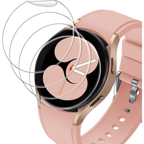 Screen Protector for Samsung Galaxy Watch 4 44mm 40mm soft TPU film Screen Protector for galaxy watch4 Bubble-Free HD Clear Film