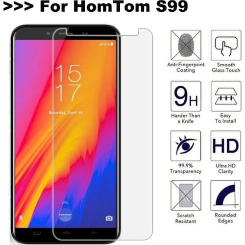 Glass Homtom S99 Screen Protector Tempered Glass For Homtom S99 Glass 9H 2.5D Explosion-proof Anti-scratch Phone Film