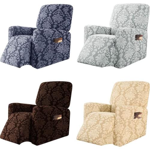Jacquard Chair Cover Elastic Armchair Slipcover for Living Room All-inclusive Recliner Sofa Chair Cover Spandex Couch Protector