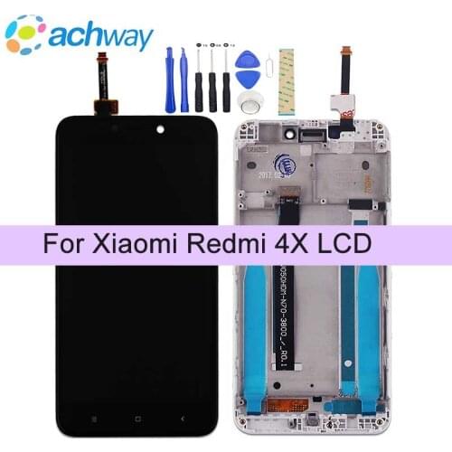 ORIGINAL For Xiaomi Redmi 4X LCD For Redmi 4x Display Touch Screen Digitizer Assembly + Frame 5.0" For Xiaomi Redmi 4X Sceeen