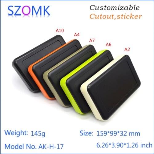 1 piece 159*99*32mm szomk wholesare plastic electrical project box handheld enclosure instrument housing GPS tracker new