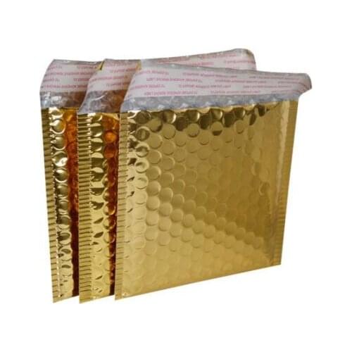 13*15cm+4cm Small Gold red mailing bags, Sliver Aluminum bubble shipping bag, padded envelopes bubble mailer bag