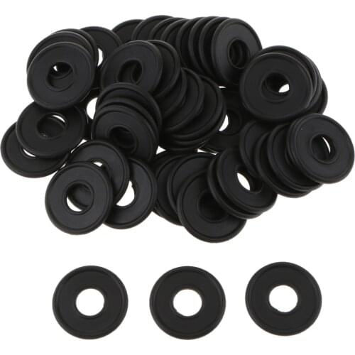 50 Pcs M12 Rubber Oil Drain Plug Crush Washers Gaskets For GM Saturn Replace 21007240