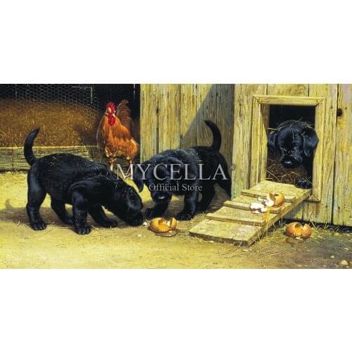 5D DIY Diamond Painting Animal Dogs Farm Christmas Gift Full Hobbies Diamond Embroidery Cross Stitch Mosaic Home Decor Paintings