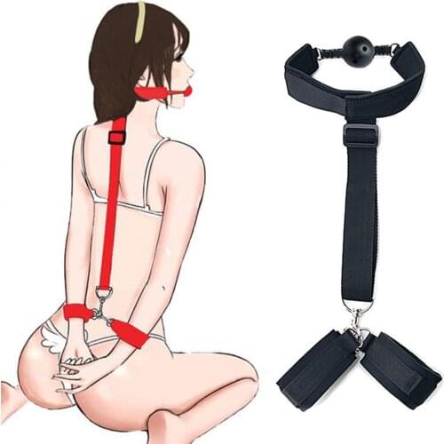 BDSM Bondage Restraint Bondage Fetish Slave Handcuffs & Ankle Cuffs Adult Erotic Sex Toys For Woman Couples Games Sex Products