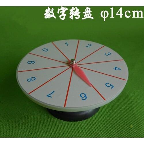 Digital turntable Pointer turntable Primary school mathematics educational aids Teaching equipment
