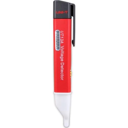 UNI-T UT13A Voltage Detectors - Adjustable Sensitivity; Auto Sensing Non-Contact Stylus, Beep/Flash/Vibration/Tip